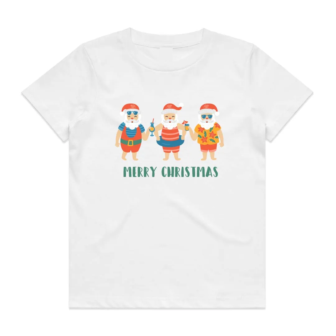 3 Summer Santa's