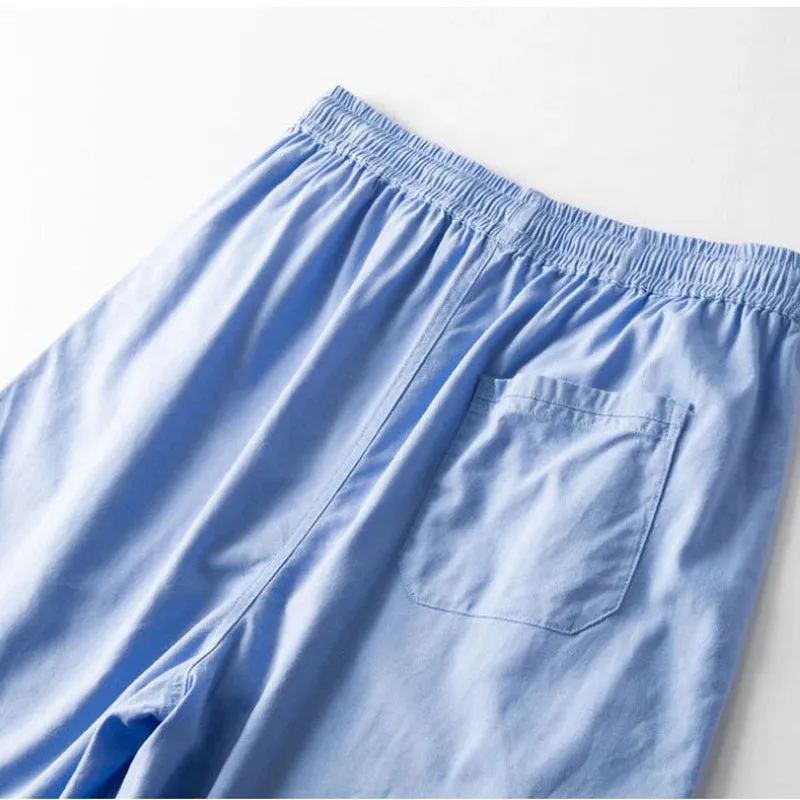 Angelo - Loose Cotton-Linen Shorts
