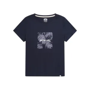 Animal Womens/Ladies Carina Leaf Print Organic Logo T-Shirt