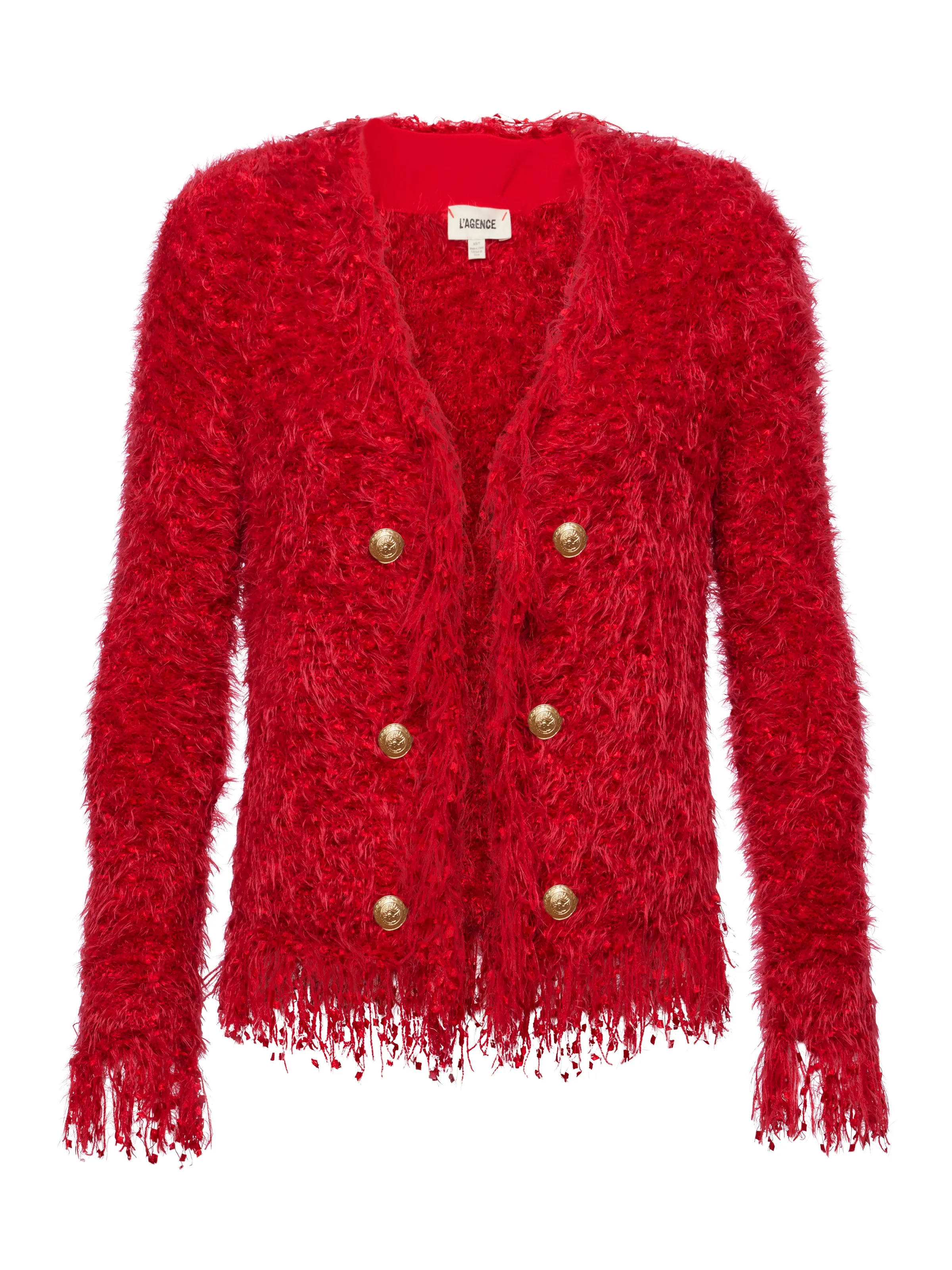 Azure Fringe Cardigan Blazer