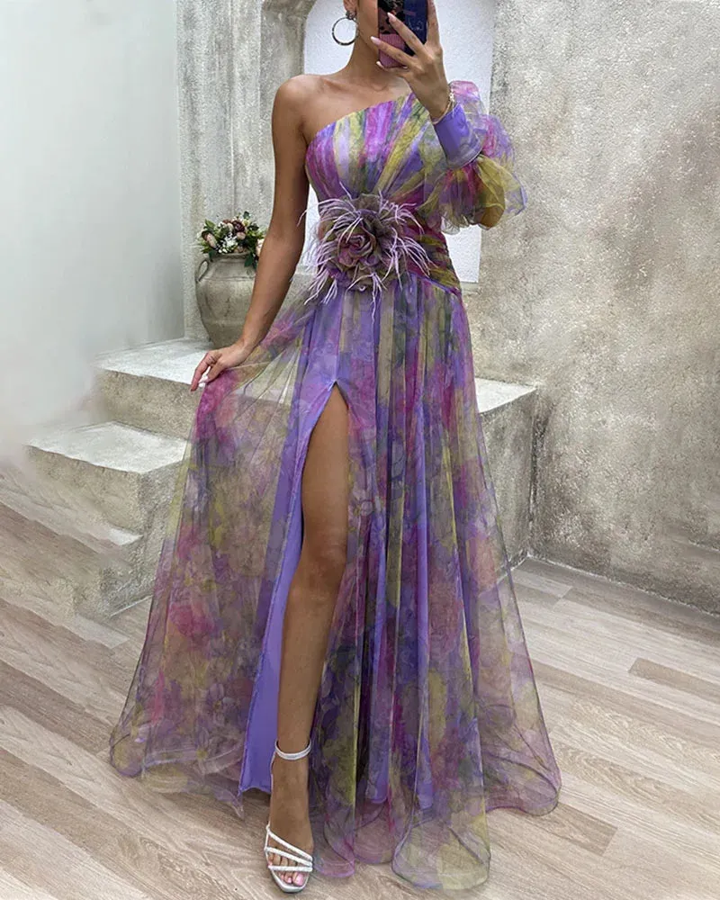 Cecelia - Elegant Split Dress