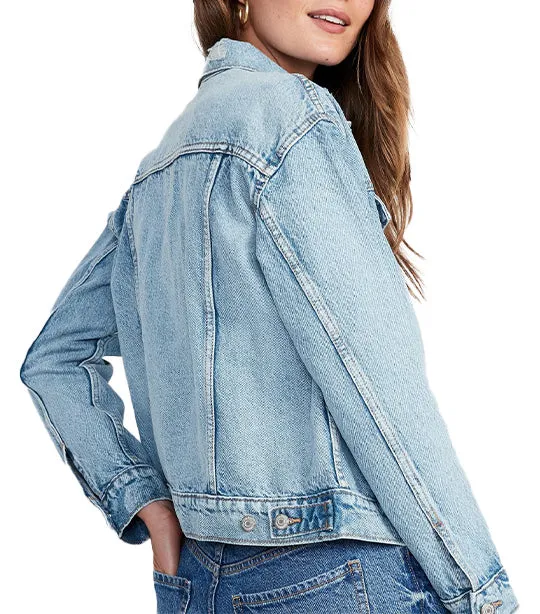Classic Jean Jacket for Women Light Wash