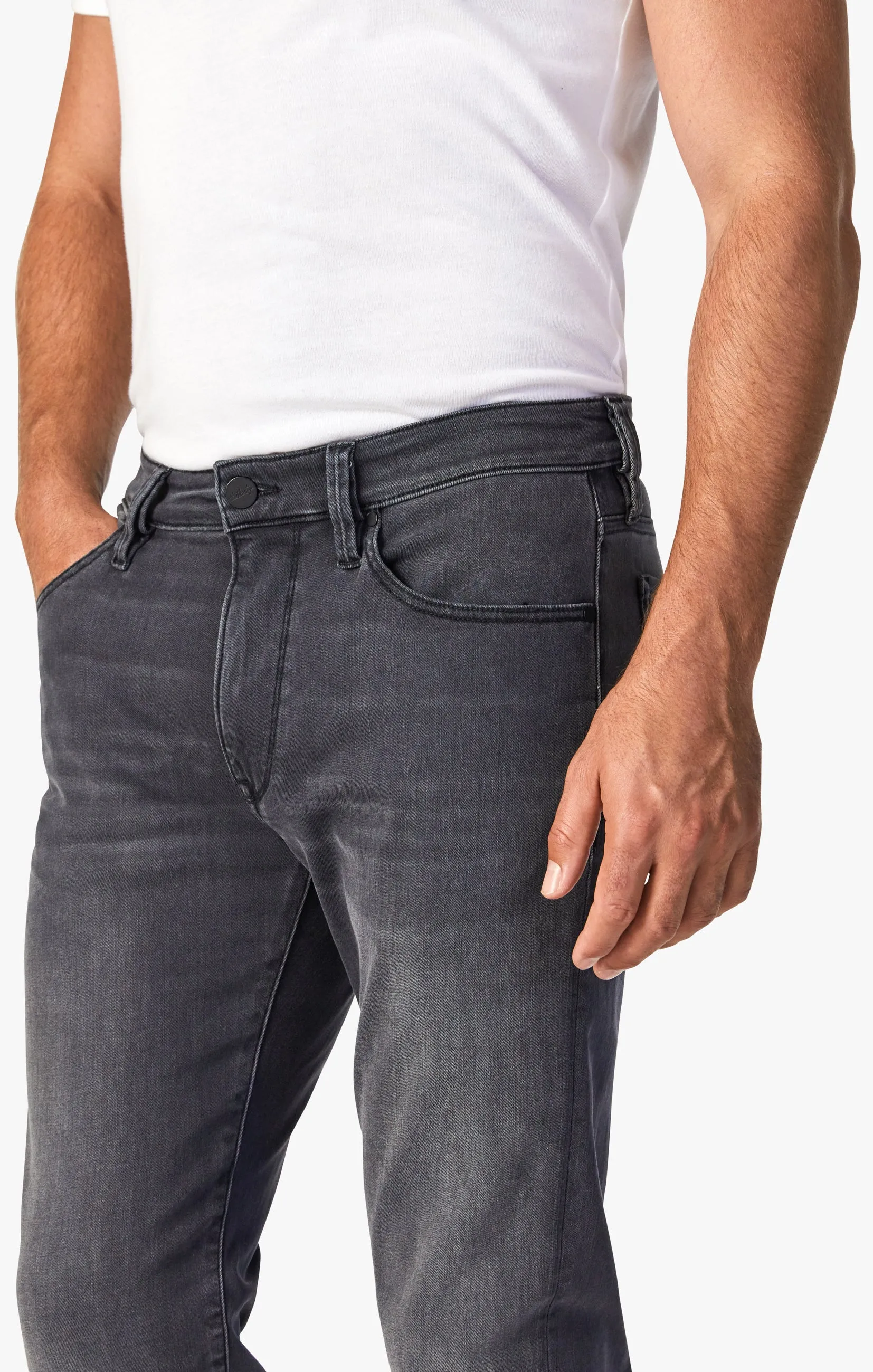 Cool Tapered Leg Jeans In Grey Urban