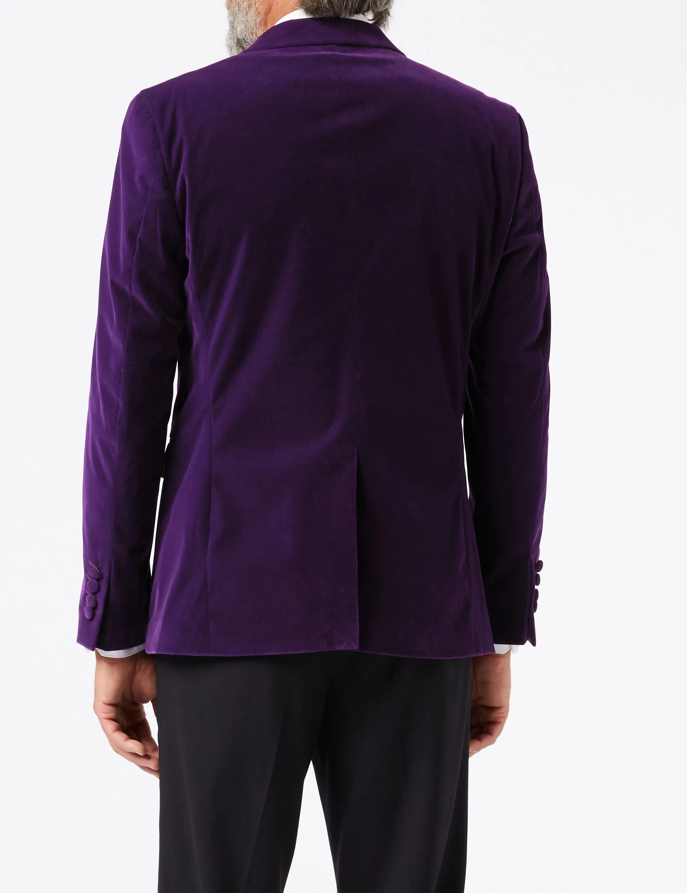 Garys Luxurious Purple Velvet Blazer