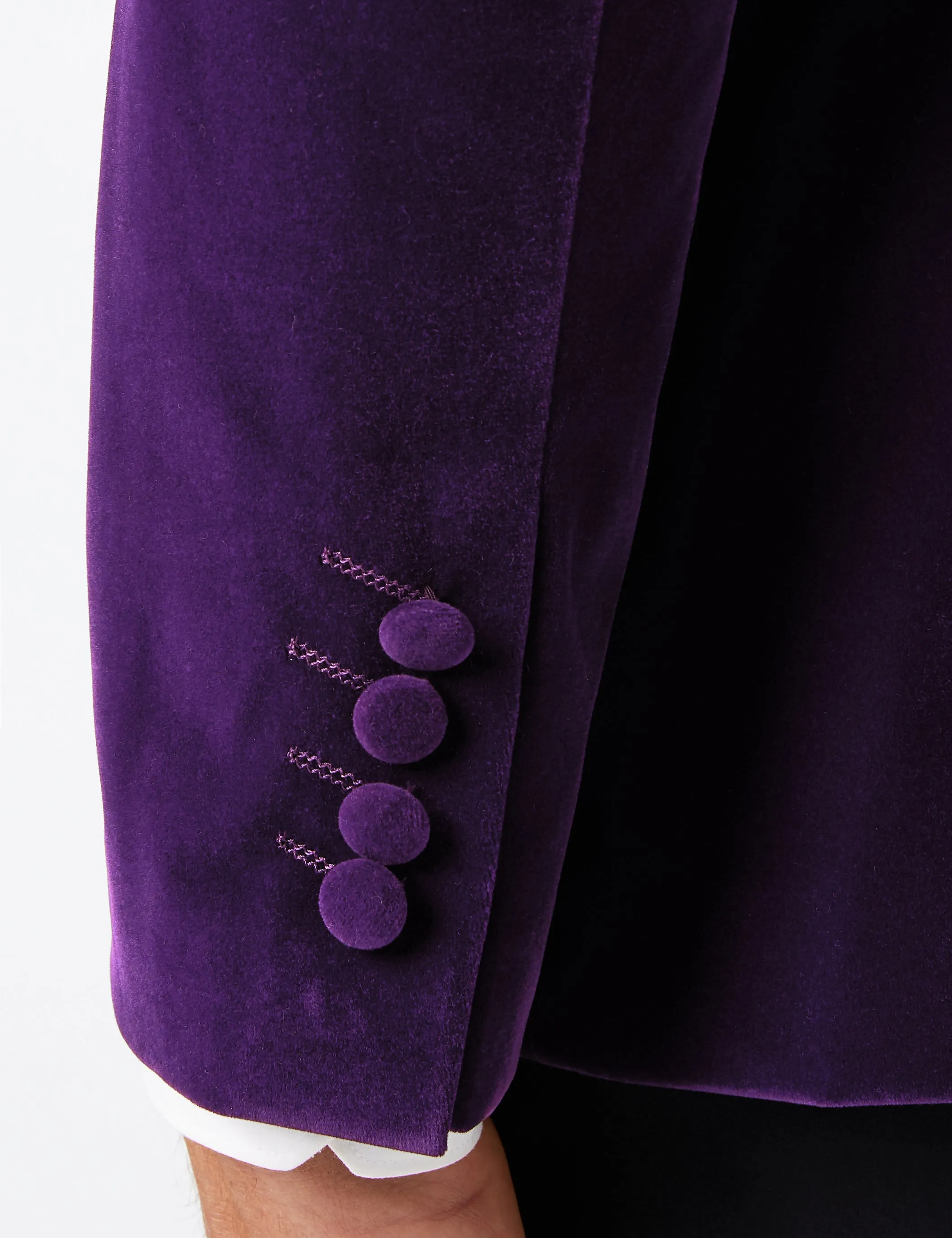 Garys Luxurious Purple Velvet Blazer