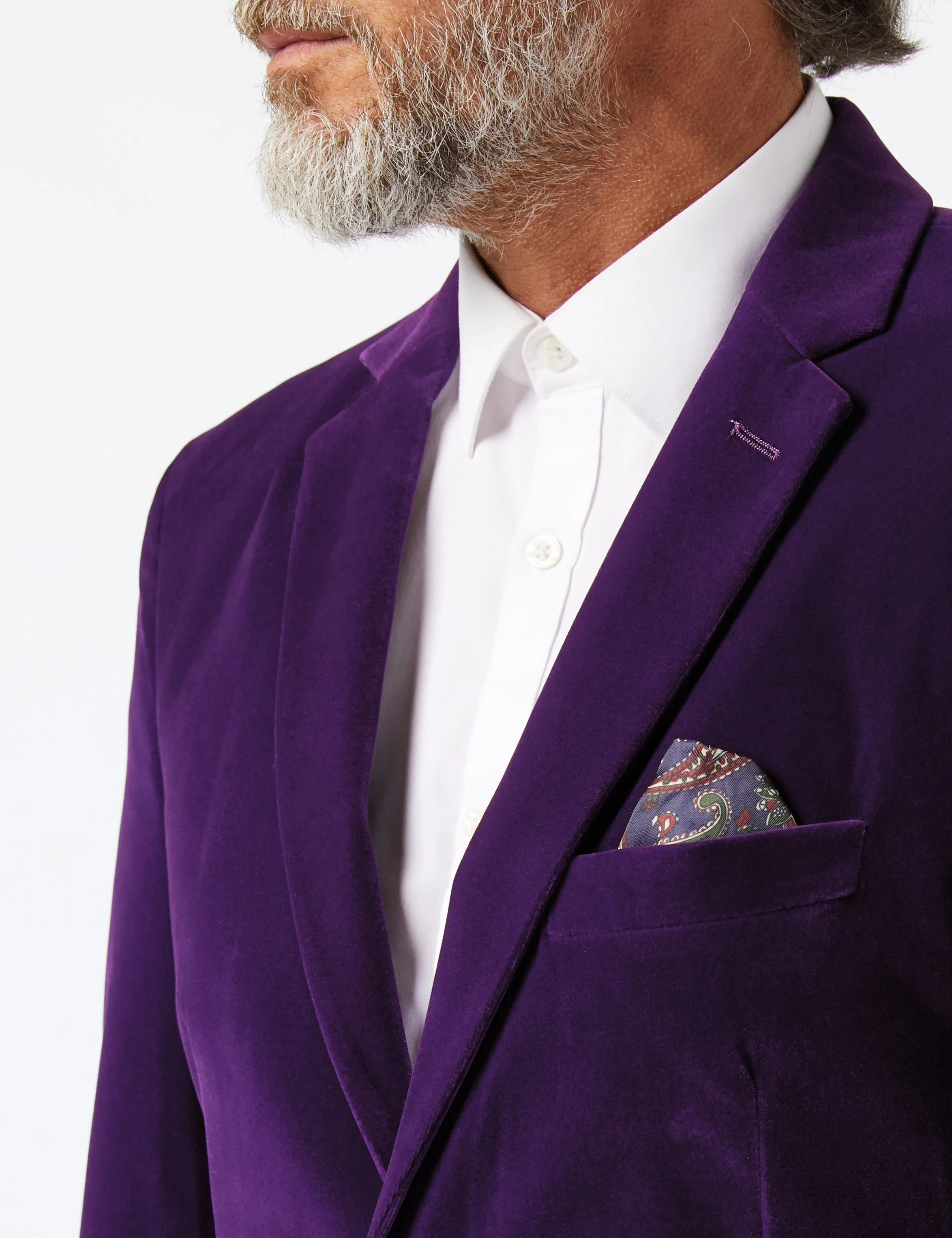 Garys Luxurious Purple Velvet Blazer