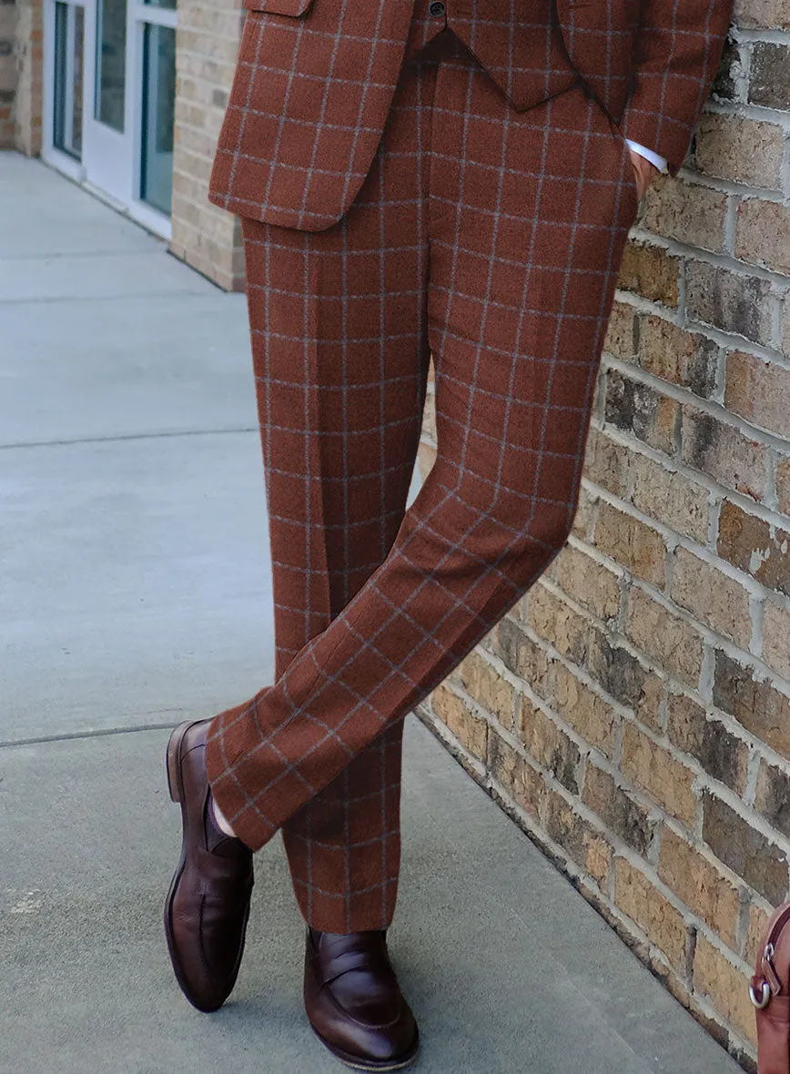 Italian Alonxi Checks Tweed Pants
