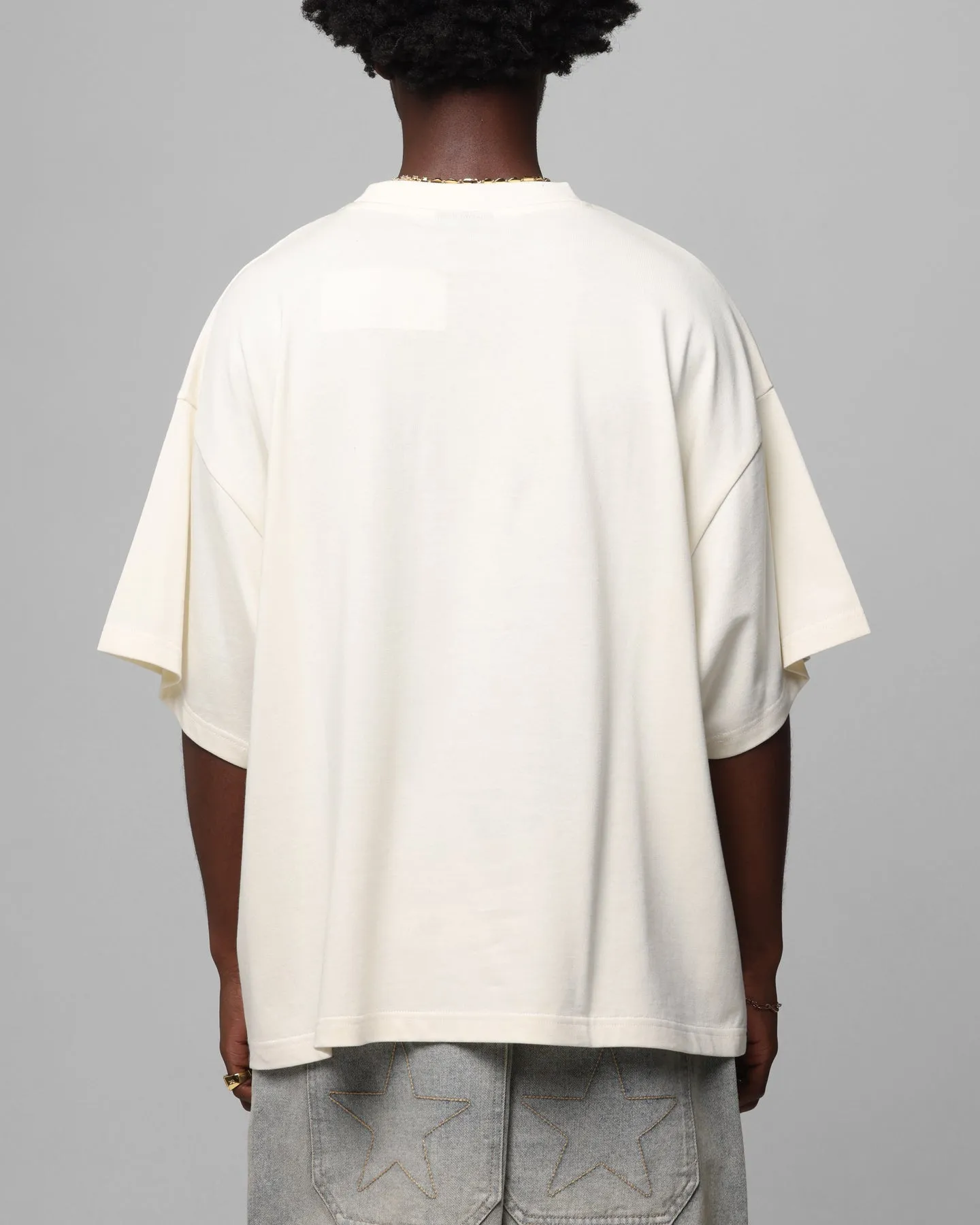 Loiter Arch Premium Boxy T-Shirt Off White