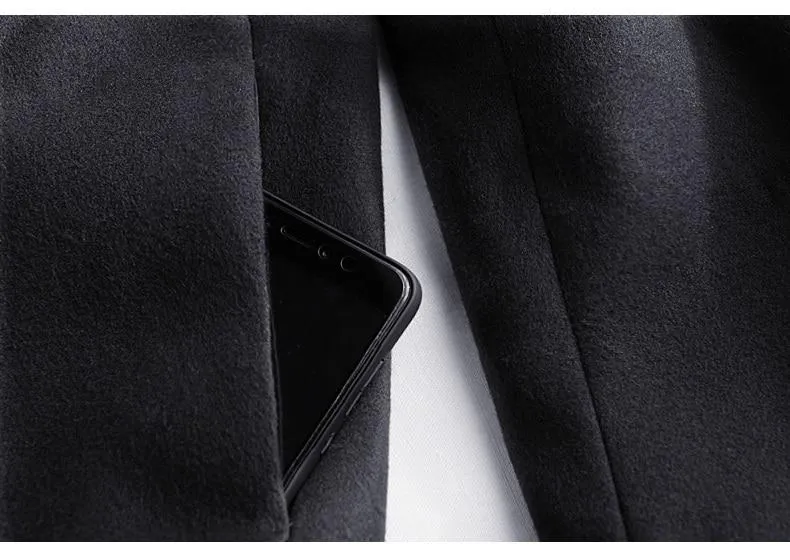 Luxury Thick Wool Trench Coat