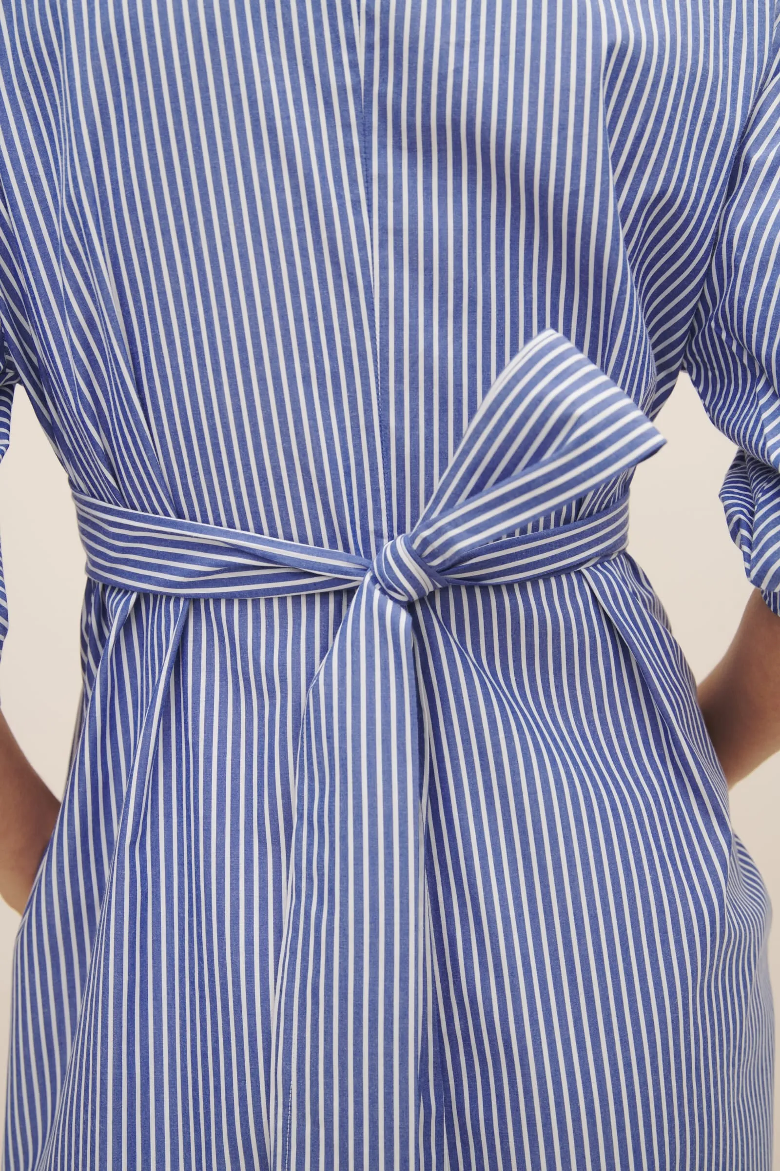 Marta Dress - Blue Stripe