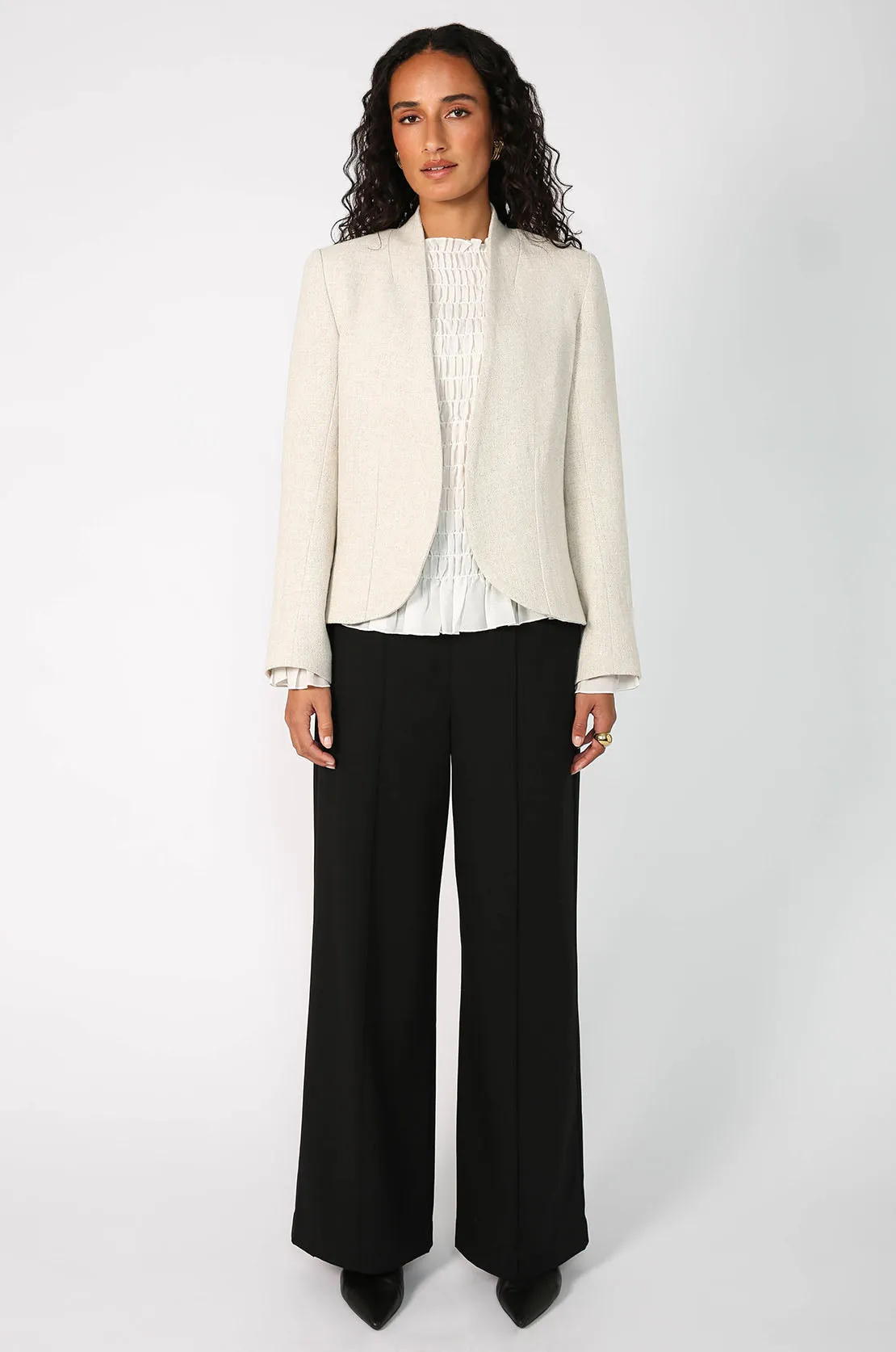 milieu jacket / natural marle