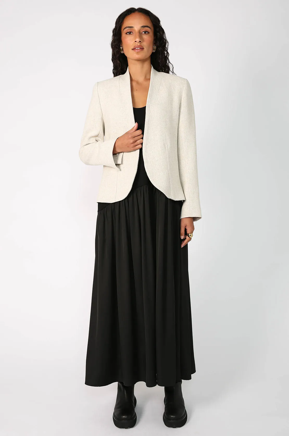 milieu jacket / natural marle
