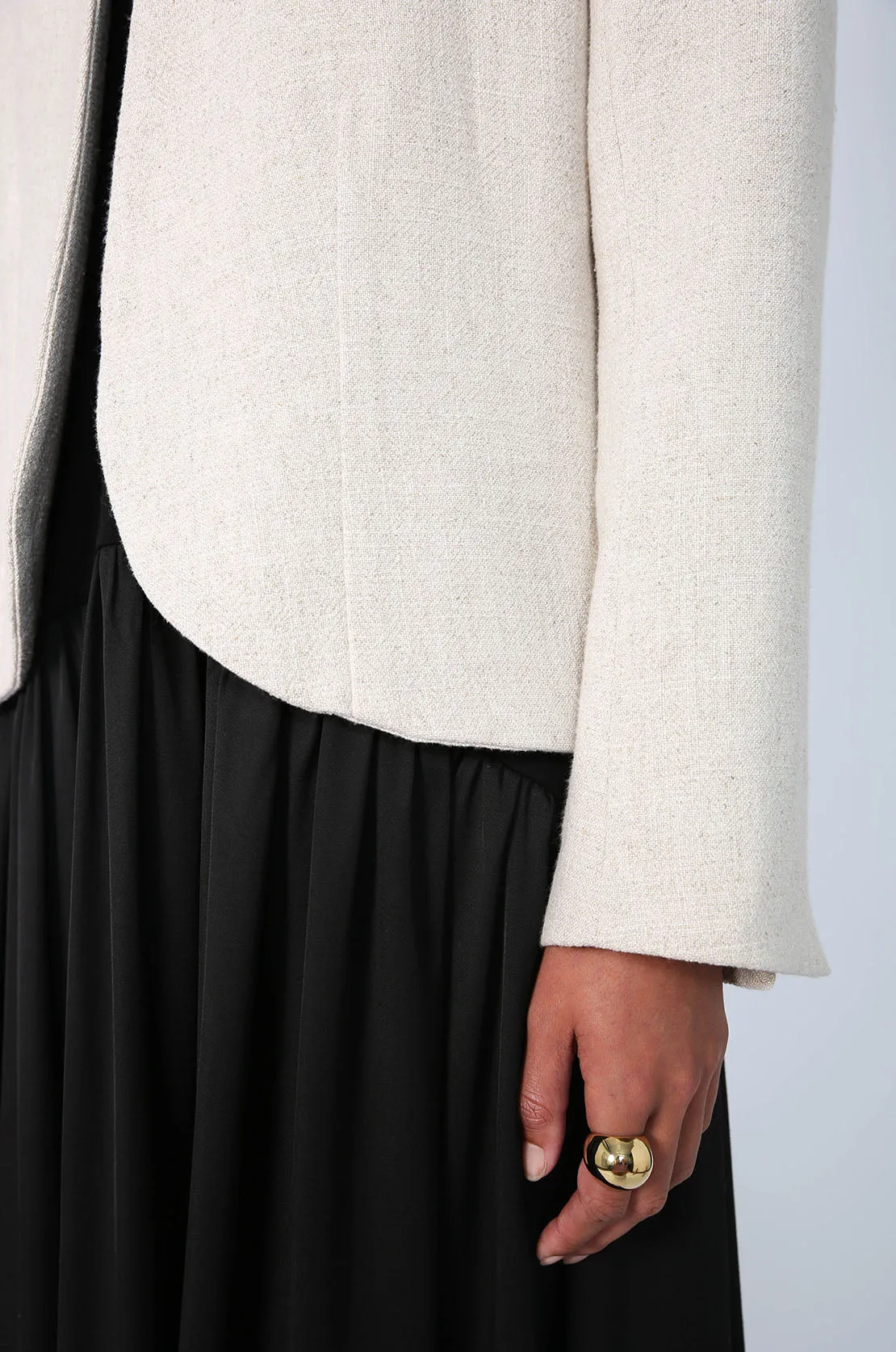 milieu jacket / natural marle