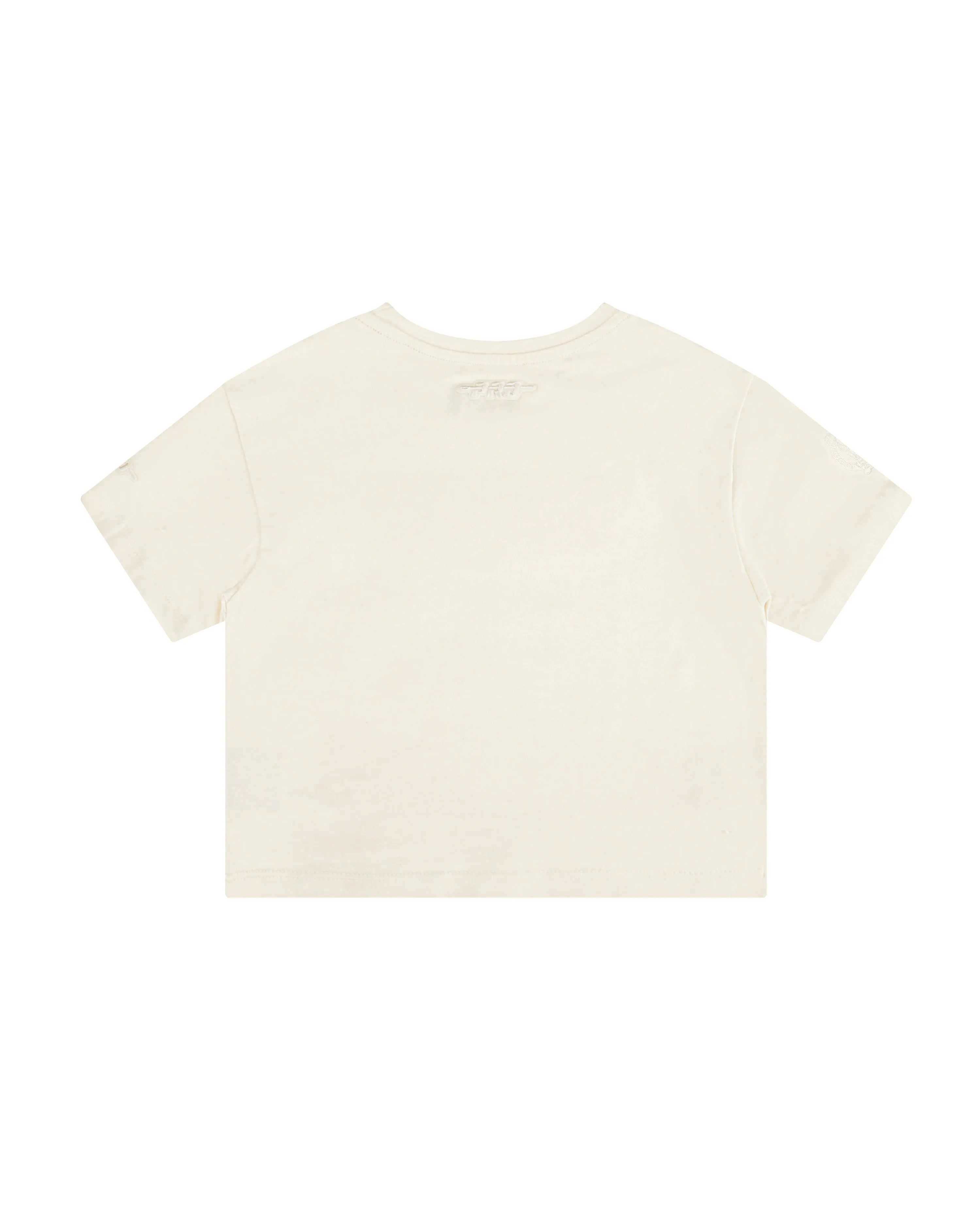 NBA BOSTON CELTICS NEUTRAL BIG GIRLS SHORT SLEEVE BOXY TEE (EGGSHELL)