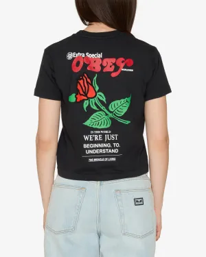 Obey MIRACLE OF LIVING KAYLIN T-SHIRT - BLACK