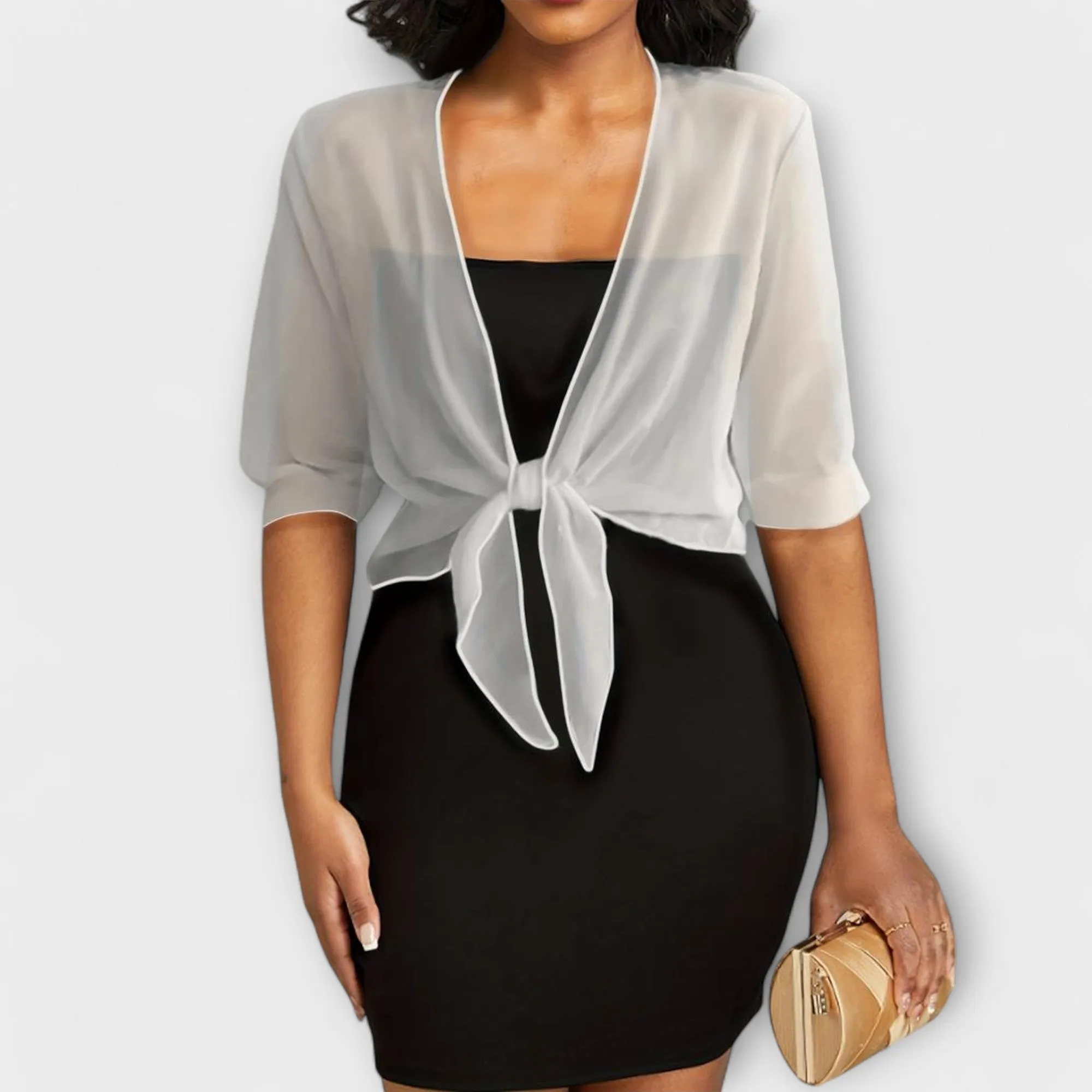 Olivia Open-Front Blouse