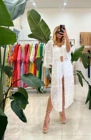 Open front tunic