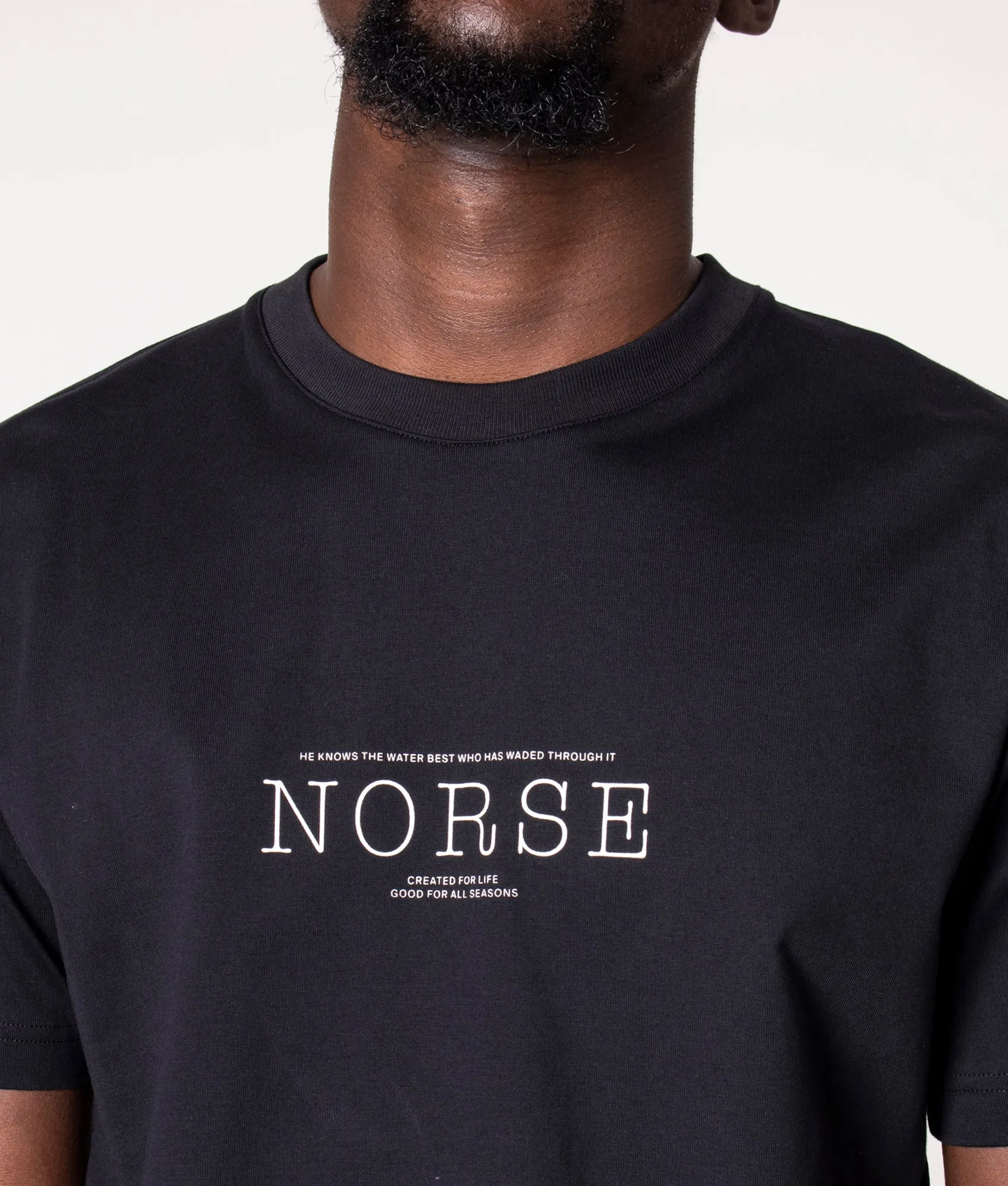 Relaxed Fit Johannes Norse Logo T-Shirt