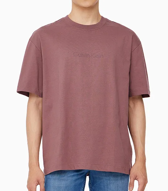 Relaxed Fit Standard Logo Crewneck T-Shirt Capri Rose