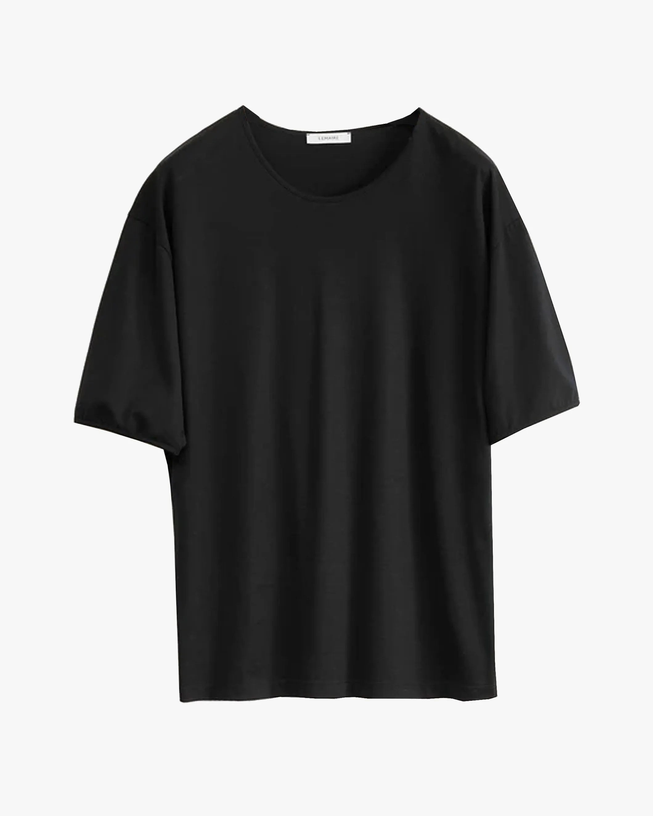 Rib U Neck T-Shirt