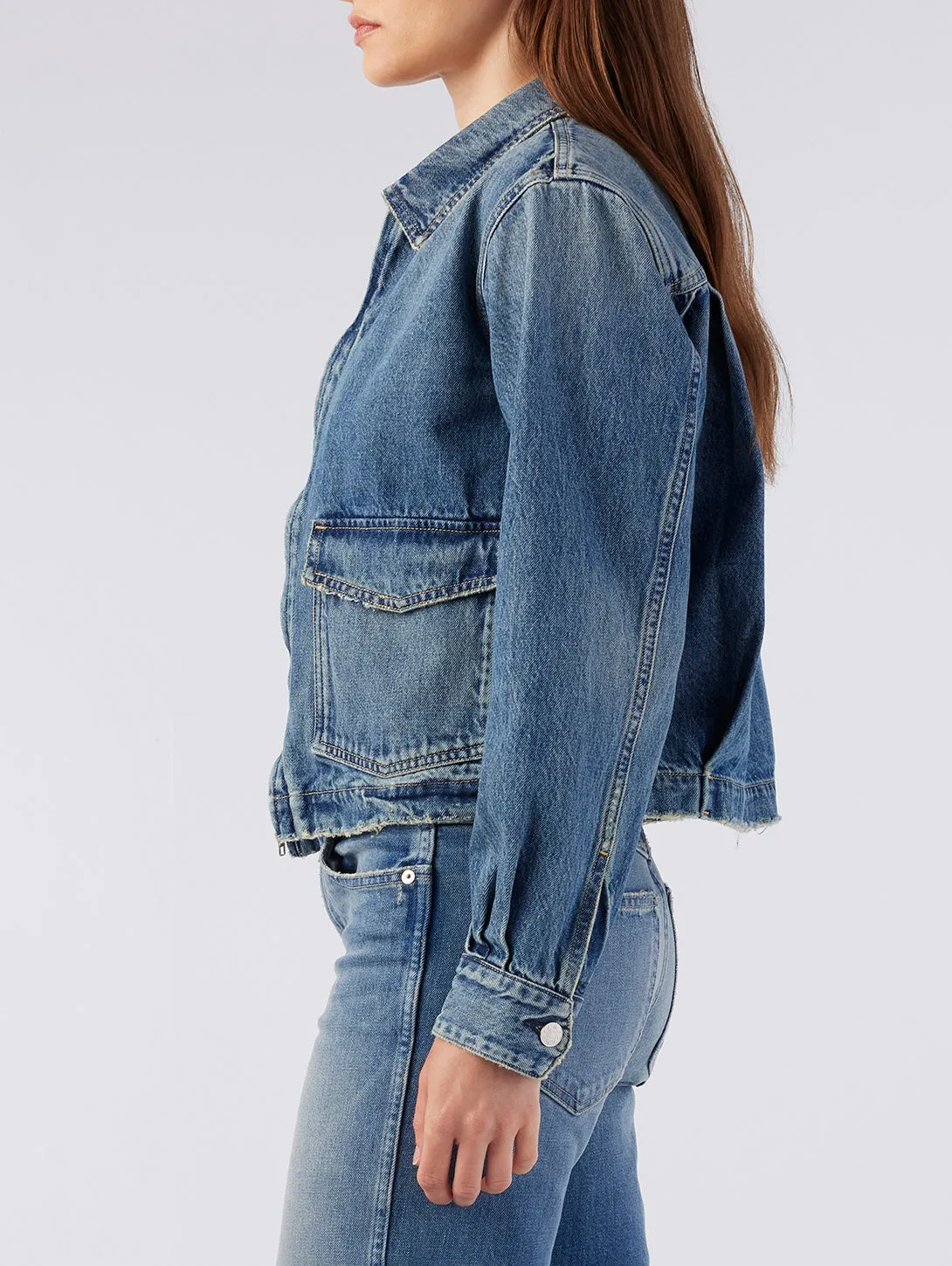Sally Denim Jacket - Moonstruck