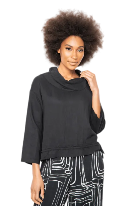 Solid Drawstring Cowl