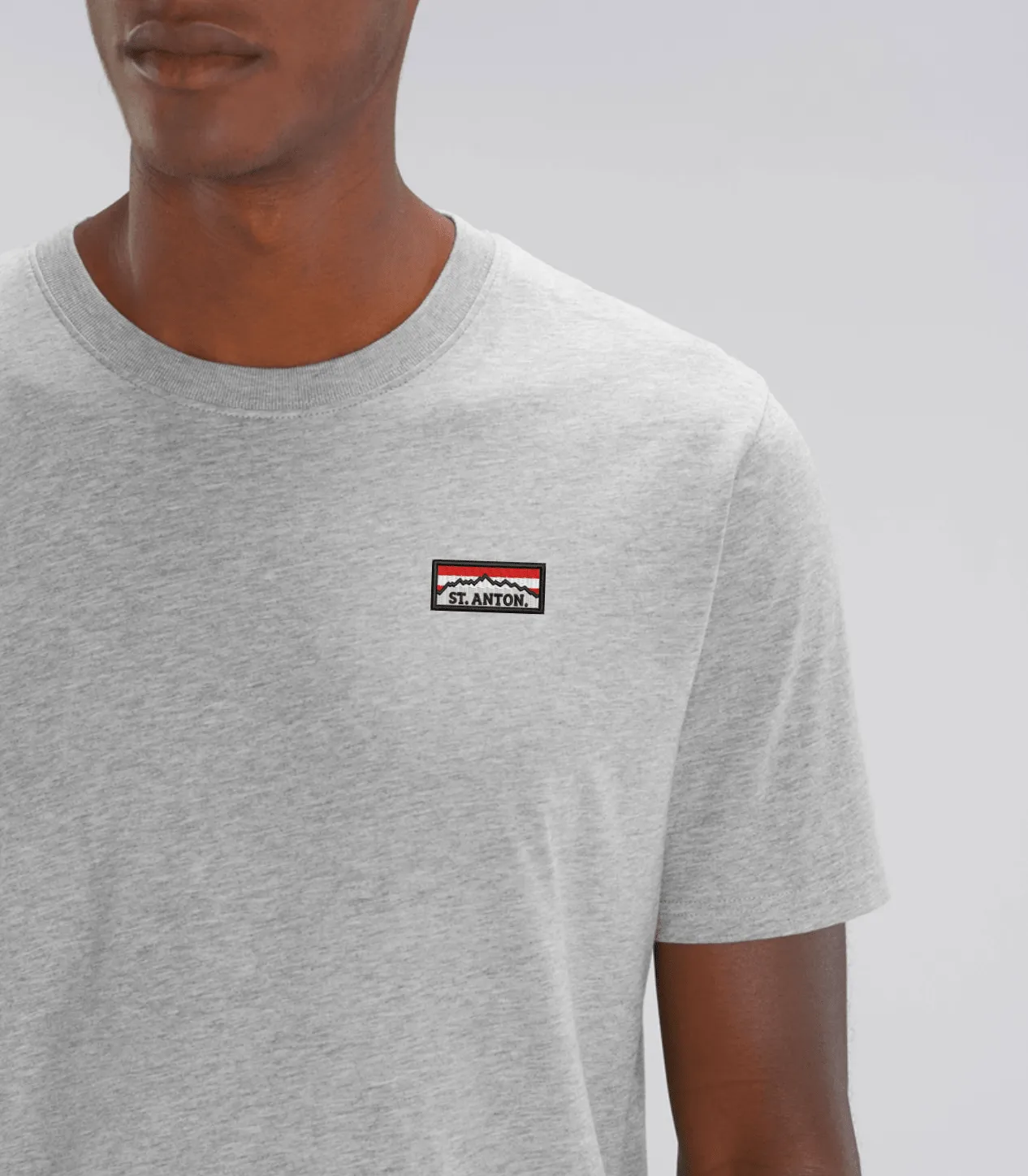 St. Anton T-Shirt | Men's Relaxed Fit | 100% Organic Cotton.