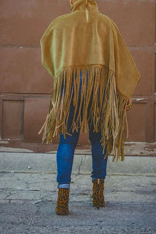 Stylish Tassel Hem Batwing Sleeve Coat