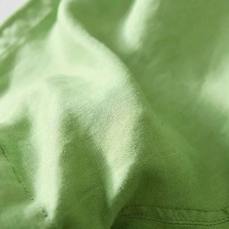 Summer Casual Style Linen Shorts