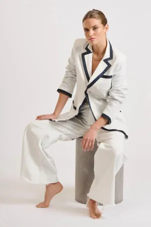 The Ralph Blazer | Club White/French Navy