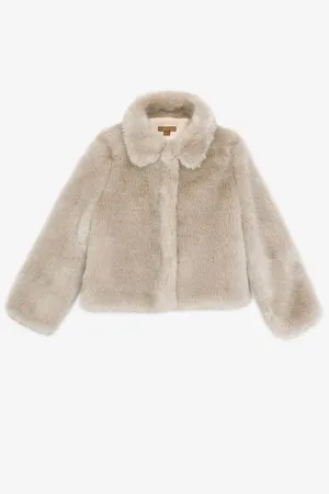 Wild & Gorgeous Tara Girls Coat - Mushroom (Size 4/5 left)