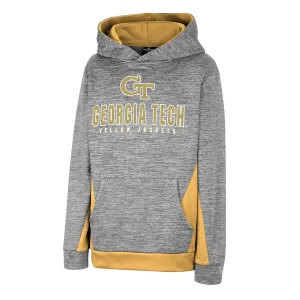 Youth Georgia Tech Yellow Jackets TrumTookas Hooded Grey Sweatshirt